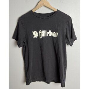 Fjällräven Gray Logo Retro T-Shirt Cotton Size Medium Men’s